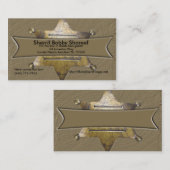 Sherrif Style Visitekaartje (Voorkant / Achterkant)