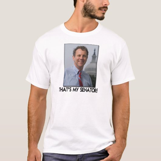 Sherrod Brown, dat is mijn senator. T-shirt (Voorkant)