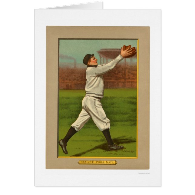Sherry Magee Phillies Baseball 1911 (Voorkant)