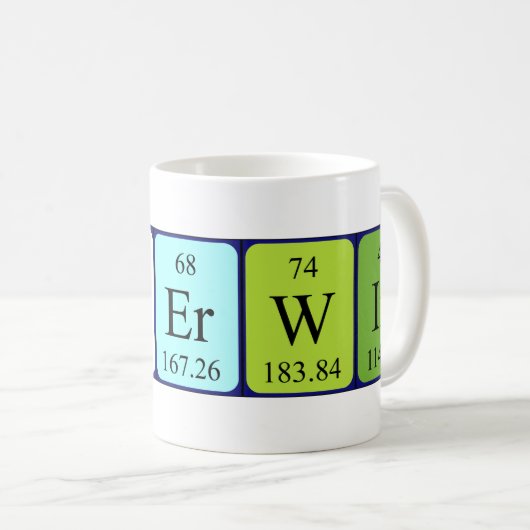 Sherwin periodieke lijstnaam mok (Voorkant rechts)