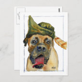 Sherwood Boxer Greetings Briefkaart (Voorkant / Achterkant)