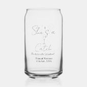 She's a catch champagne bottle bachelorette weeken (Verso)