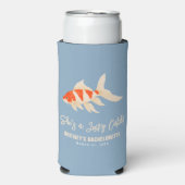 She's A Lucky Catch Koi Fish Blue Bachelorette (Seltzer Voorkant)