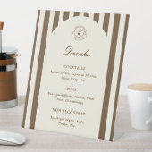 She's A Tini Bit Older Birthday Drinks Menu Reclamebord Met Voetstuk (Insitu)