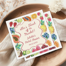 She's Fresh Off The Market Fruits Bridal Shower Servet