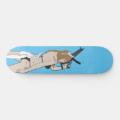 She's got a gun skateboard (Horizontaal)
