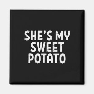 Shes Mijn zoete aardappel matching koppels Thanksg Magneet