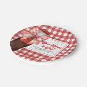 She's Ready to Pop Baby Shower Papieren Bordje (Gekanteld)