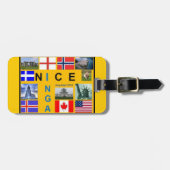 Shetland Flag Bagagelabel (Voorkant horizontaal)