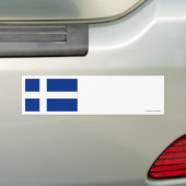 Shetland Flag Bumpersticker (Op auto)