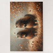 Shetland Pony Autumn-time Jigsaw Puzzle (Vertical)