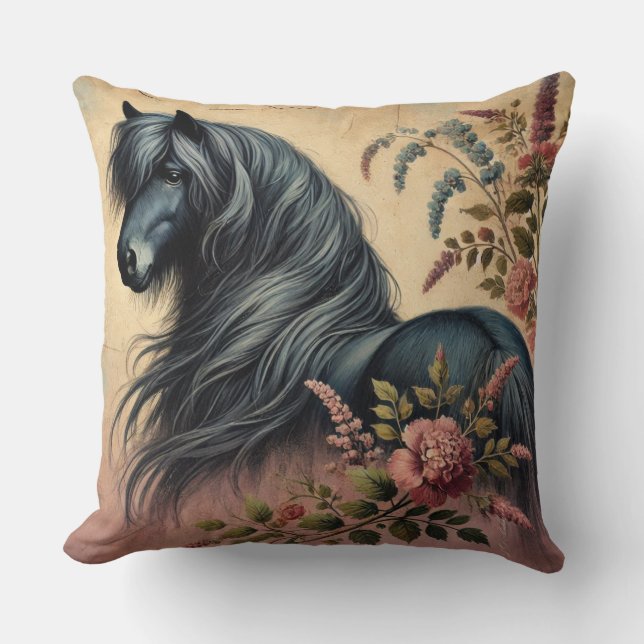 Shetland Pony Cushion Kussen (Voorkant)