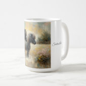 "Shetland Pony" (No 1 d'un ensemble) Mug de café (Devant droit)