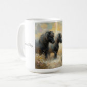 "Shetland Pony" (No 1 d'un ensemble) Mug de café (Devant gauche)