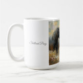 "Shetland Pony" (No 1 d'un ensemble) Mug de café (Gauche)