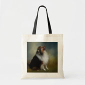 Shetland Sheep Dog Canvas tas (Voorkant)