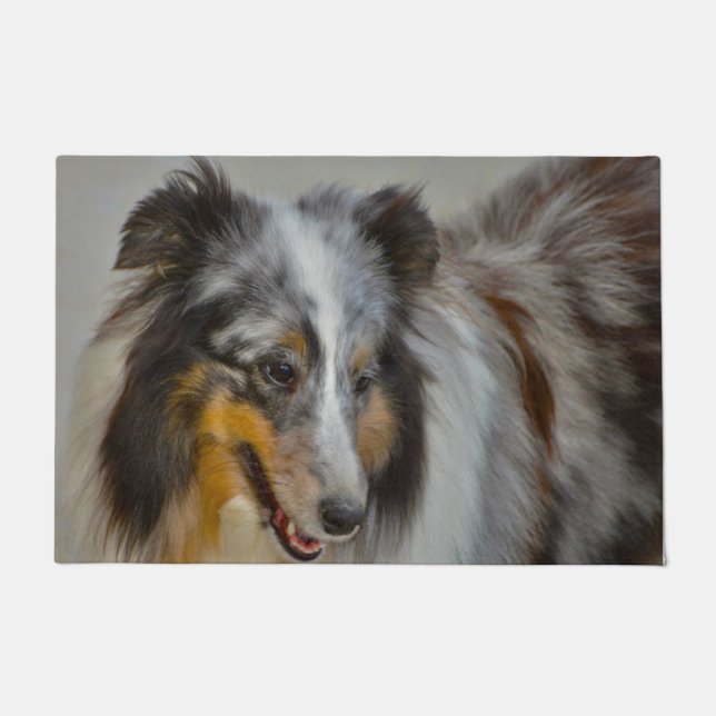 Shetland Sheep Dog. Deurmat (Voorkant)