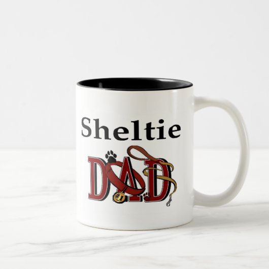 Shetland Sheepdog Dad Mug (Droit)