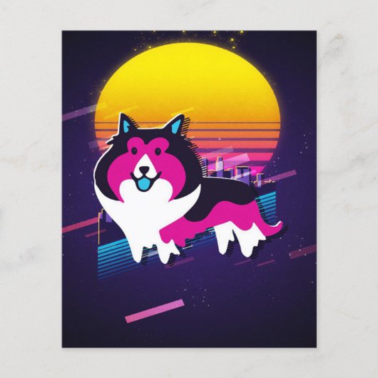 Shetland Sheepdog Flyer (Voorkant)