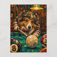 Shetland Sheepdog, Geometrische Mozaïek