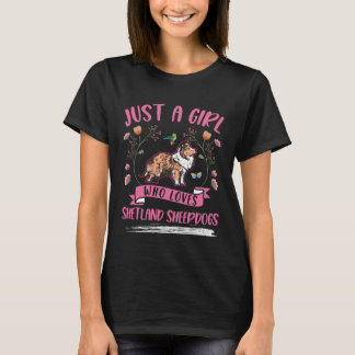Shetland Sheepdog Girl Mini Collie Sheltie T-shirt
