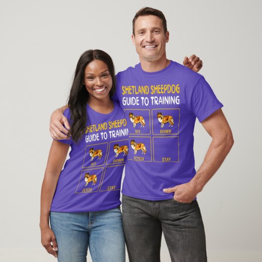 Shetland Sheepdog Guide to Training Dog T-shirt (Unisex)