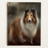 Shetland Sheepdog Halloween effrayant (Devant)