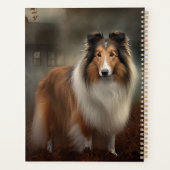 Shetland Sheepdog Halloween effrayant (Dos)