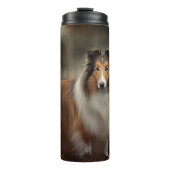 Shetland Sheepdog Halloween eng Thermosbeker (Voorkant)
