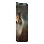 Shetland Sheepdog Halloween eng Thermosbeker (Geroteerd rechts)