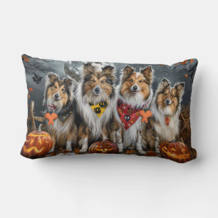Shetland Sheepdog Halloween Spoken Kussen