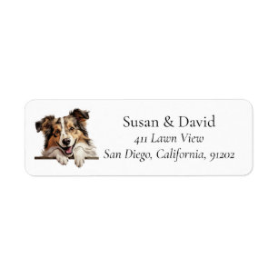 Shetland Sheepdog Hondenras Pet Lovers Etiket