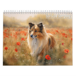 Shetland Sheepdog Kalender, elk jaar Kalender