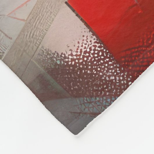 Shetland Sheepdog Kerstfeest Fleece Deken (Hoek)