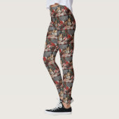 Shetland Sheepdog Kerstfeest Leggings (Links)