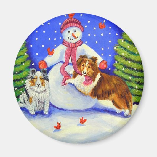 Shetland Sheepdog Magnet (Devant)