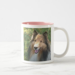 Shetland Sheepdog MUG à deux tons CAFÉ