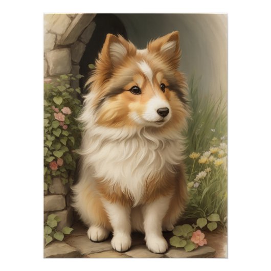 Shetland Sheepdog Perfect Poster (Voorkant)