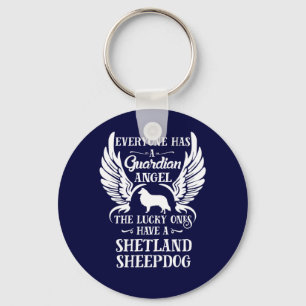 Shetland Sheepdog pet guardian angel Sleutelhanger
