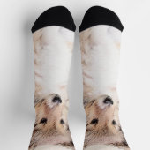 Shetland Sheepdog Puppy Pap Painting Original Dog Sokken (Top)