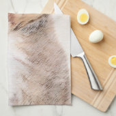 Shetland Sheepdog Puppy Pap Painting Original Dog  Theedoek (Quarter Fold)