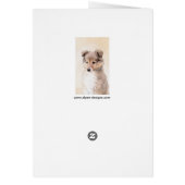 Shetland Sheepdog Puppy Peinture Chien original ar (Dos)