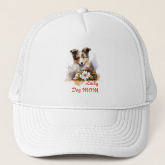 Shetland Sheepdog Puppy Pet Waterverf Flower