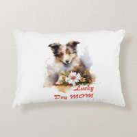 Shetland Sheepdog Puppy Pet Waterverf Flower