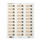 Shetland Sheepdog Retouradres Label (Full Sheet)