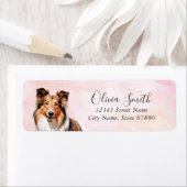 Shetland Sheepdog retouradreslabels Etiket (Insitu)