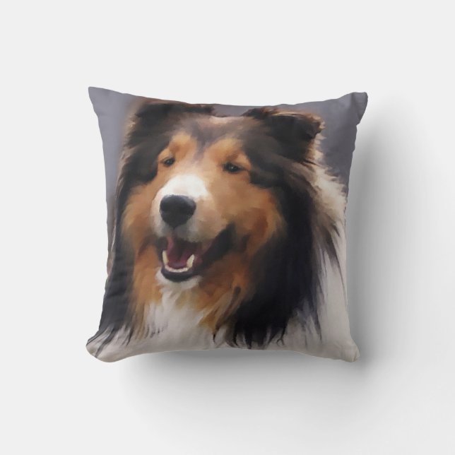 Shetland Sheepdog Sheltie Art Gifts Kussen (Voorkant)