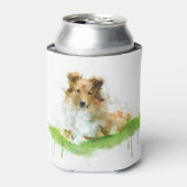 Shetland Sheepdog / Sheltie Blikjeskoeler (Blikje Voorkant)