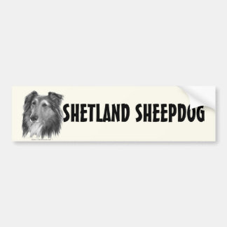Shetland Sheepdog (Sheltie) Bumpersticker