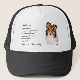 Shetland Sheepdog Sheltie Gifts Trucker Pet